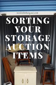 Sorting Your Storage Auction Items Storage Auctions Storage Unit Auctions Storage
