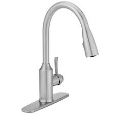 Home depot kitchen faucets options. Glacier Bay Invee Single Handle Pull Down Sprayer Kitchen Faucet In Stainless Steel Fp4a4080ss The Home Depot