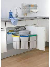 Steel Kitchen Bin For Waste Sorting Oko Center 2 By Wurth Kitchen Waste Bin Recycled Kitchen Kitchen Bin
