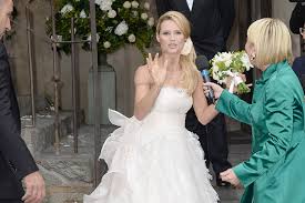 Collection with 369 high quality pics. Ja Michelle Hunziker Heiratet Tomaso Trussardi In Einem Weissen Traumkleid
