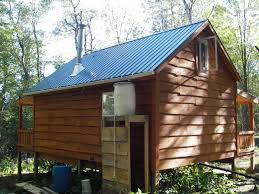 Gravity Fed Rain Catchment Water System From Http Www Small Cabin Com Forum 6 1282 0 Html Cabin Cabin Life Hunting Cabin