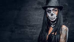 Here is my first look of this year. Hd Wallpaper Sugar Skull Halloween Makeup Mexican Day Of The Dead Wallpaper Flare