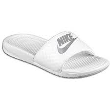 Black And White Nike Sandals Nike Benassi Jdi Slide Women S At Eastbay Nike Slides For Girls Nike Sandals Women Shoes