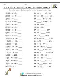 Place Value Worksheets Grade 2 And 3rd Grade Math Place Value Worksheets Accounting Place Value Worksheets Math Practice Worksheets Printable Math Worksheets