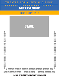 Seating Chart Theatre For A New Audience
