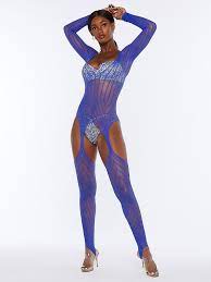 Fast & free worldwide shipping. Commitment Issues Fishnet Body Stocking Xs Xl In Blue Savage X Fenty Germany