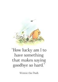How lucky i am to have something that makes saying goodbye so. Winnie The Pooh Quotes How Lucky I Am Novocom Top