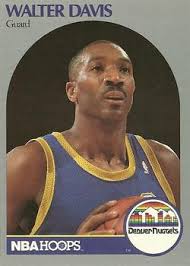 1990-1991 Hoops #93 Walter Davis Denver Nuggets - 1990-1991-hoops-93-walter-davis-denver-nuggets