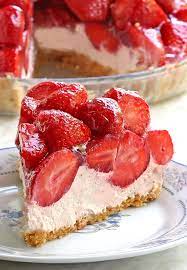 No Bake Strawberry Cream Cheese Pie Sugar Apron Recipe Desserts Cream Cheese Pie Strawberry Cream Cheese Pie