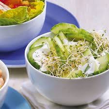 Gurken Sprossensalat Rezept Gesunde Ernahrung Rezepte Rezepte Salat