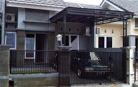 Selain itu, kanopi juga dapat menggantung di bagian teras rumah yang tidak mempunyai atap permanen. Terpopuler 36 Kanopi Minimalis Leter L