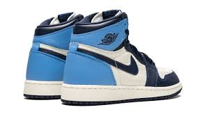 Air Jordan 1 Retro High Og Gs Obsidian University Blue 575441 140 2019 In 2020 Air Jordans Jordan 1 Retro High University Blue