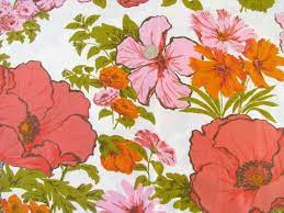 These light and breezy materials keep you cool in warm these natural large floral print fabric are available in a wide variety of excellent colors that will be flawless for your diy projects or clothing. Glace Sateen 50s Vintage Glazed Cotton Fabric Large Scale Floral Print In Coral Pink