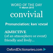 Convivial Definition Of Convivial In English From The Oxford Dictionary Weird Words Uncommon Words Unusual Words