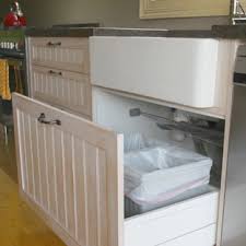 Keep your kitchen space clean by putting away trash in this pull out bin. Under Sink Garbage Bins Houzz