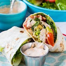 Spicy Chicken Caesar Salad Wrap Spicy Southern Kitchen Recipe Chicken Caesar Salad Wraps Caesar Salad Wrap Salad Wraps