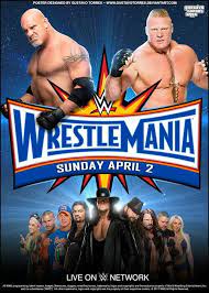 Wrestlemania 33 Poster Lucha Libre Lucha Carteleras