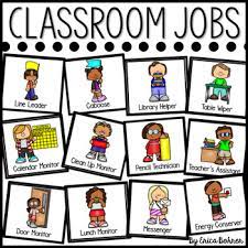 Posting the list of classroom jobs with moveable student names, as shown in. Classroom Jobs By Erica Bohrer Teachers Pay Teachers