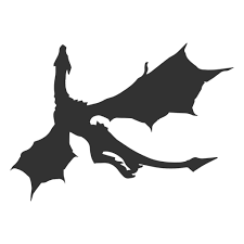 Dragon Flying Silhouette Ad Ad Paid Silhouette Flying Dragon Dragon Silhouette Animal Silhouette Dragon Drawing