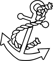 He can be seen on any kind of water transport, from a small fishing boat to a mighty huge aircraft carrier. Free Color Pages Anchors Anchor Coloring Picture Kids Anchor Stencil Coloring Pages Coloring Pictures