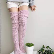 Plus Size Thigh High Socks Thigh High Socks Long Knitted Socks Etsy Thigh High Socks High Socks Thigh Highs