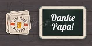 In catholic countries of europe, it has been celebrated on march 19 as saint joseph's day since the middle ages.in america, father's day was founded by sonora smart dodd, and celebrated on the third sunday of june for the first time in 1910. Dark Wooden Background Beer Coasters Vatertag Blackboard Stock Vector Crushpixel