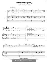 4:17 kochi 313 35 245 просмотров. Piano Vocal Version Bohemian Rhapsody Queen By Freddie Mercury On Musicaneo Sheet Music Sheet Music Notes Learn Piano