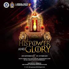 We did not find results for: Rccg 2019 Annual Youth Convention Theme His Power And Glory 30th September 5th October Perspective