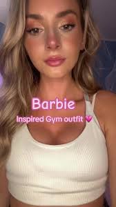 Stying a Barbie inspired gym outfit! 🩷 let me know in the comments be...