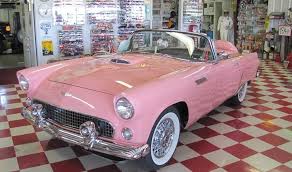 Image result for Sunset Coral 1957 Thunderbird