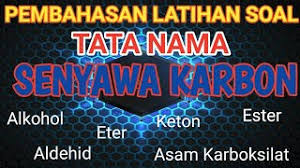 Kirimkan ini lewat email blogthis! Pembahasan Latihan Soal Tata Nama Senyawa Karbon Alkohol Eter Aldehid Keton Asam Alkanoat Ester Youtube