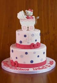 Elegantly Iced Gallery Custom Cakes Hello Kitty Baby Shower Baby Shower Cakes Hello Kitty Baby