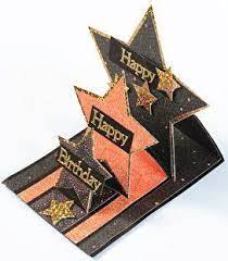 Star Triple Easel Card Template 4107426 Cards Easel Cards Fun Christmas Cards