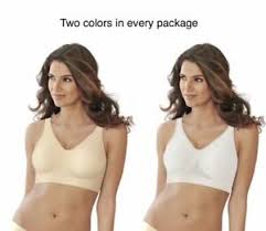 Details About Bali White And Light Beige Comfort Revolution Bra Two Pack Size Small Model Sa84