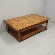 Ingrid retro scandinavian wooden oak coffee table with shelf. Antique Solid Oak Coffee Table Antiques Co Uk