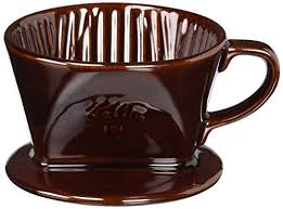 1 X Earthenware Coffee Dripper Kalita Brown To View Further For This Item Visit The Image Link Coffee Dripper Ceramics Coffee Equipment