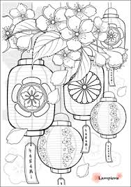 La Fleur Est Courte Mais La Joie Qu 39 Elle A Donnee Une Minute N 39 Est Pas De Ces Choses Qui Ont Commencem Coloriage Japonais Coloriage Doodling De Fleurs