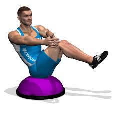 The russian twist is a simple move will help strengthen your midsection. Russian Twist On Bosu Involved Muscles During The Training Abdominals Whole Body Workouts Workout Russian Twist