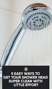 Rinse and clean the shower head after scrubbing, rinse the showerhead with water inside out to remove any deposits and solution. 5 Easy Ways To Get Your Shower Head Super Clean With Little Effort