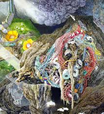 japanese artist worked 10 hours day for 3 5 years to create his giant pen ink drawing イラスト 絵 插画