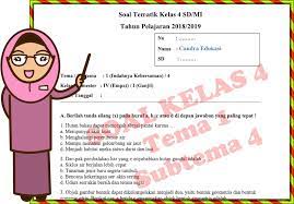 Terima kasih telah berkenan membaca postingan kami tentang soal tematik k. Soal Tematik Kelas 4 Tema 1 Subtema 4 Kurikulum 2013
