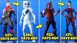 Fortnite skins come and go and they're never a constant. Top 50 Rarest Skins In Fortnite Chapter 2 Season 3 Rarest Fortnite Item Shop Skins Youtube