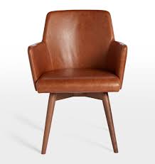 Dexter Leather Arm Chair With Walnut Legs Rejuvenation Leather Armchair Chair Upholstered Arm Chair
