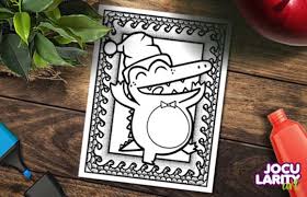 38+ predator coloring pages for printing and coloring. Cute Christmas Predators Coloring Page Graphic By Jocularityart Creative Fabrica