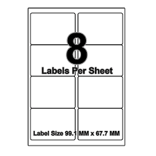 Go to mailings > labels. 24 Per Page Sheet Isoul White Blank Matt Self Adhesive A4 Address Shipping Labels Stickers Laser Inkjet Compatible L7159 J8159 Printer Paper 63 5 X 33 9 Mm Jam Free 50 Sheets 1200 Sticky Label Printer Labels