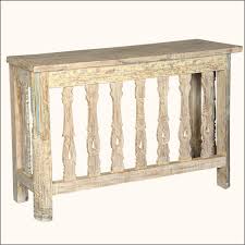 Palisade White Reclaimed Wood Hand Carved Hallway Console Table Console Table Hallway White Console Table Reclaimed Wood Furniture