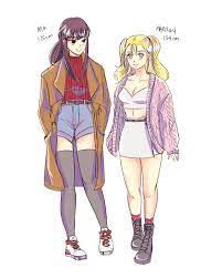 Dragon Ball + DB Next Gen — ryecereal: Mai & Marron height difference