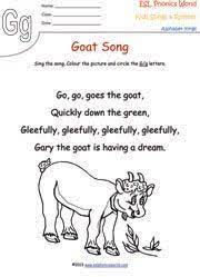 Teaching the alphabet and letter sounds is such an important skill for young learners. Letter G Song Worksheet Alphabet Songs Phonics Song Phonics Alphabet Song