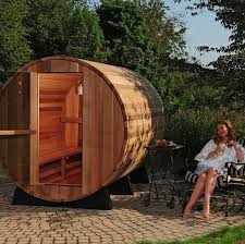 Barrel Sauna Kits From Almost Heaven Saunas Your Personal Sauna Barrel Sauna Outdoor Sauna Steam Sauna