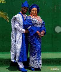 Photos from the traditional wedding of actress Abimbola Ogunnowo to her  filmmaker lover, Okiki Afolayan